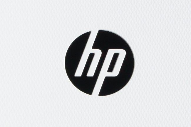 HP ノートのトップカバーロゴ