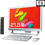 東芝『dynabook DZ71』Windows10＆Core i7＆3波対応ダブルチューナー搭載！テレビも見れる 21.5型オールインワンPC