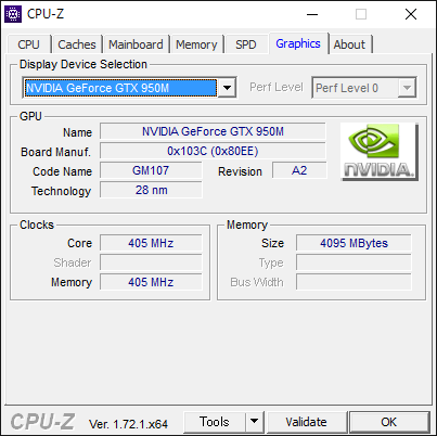 CPU-Z（Graphics 2）