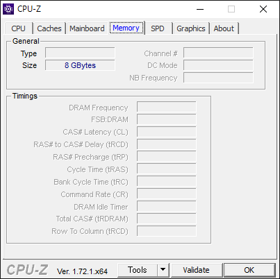 CPU-Z（Memory）