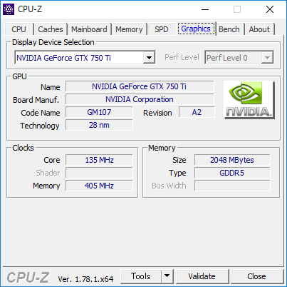 CPU-Z（Graphics2）