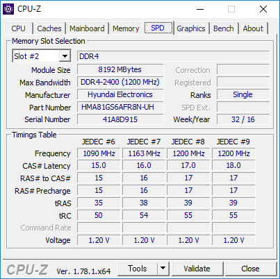 CPU-Z（Spd2）