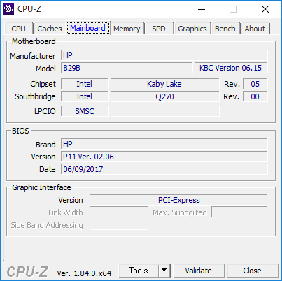 CPU-Z（MainBorad）