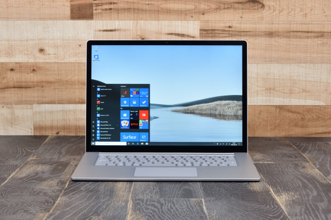マイクロソフト Surface Laptop 3 レビュー（15インチ）：性能バランス 