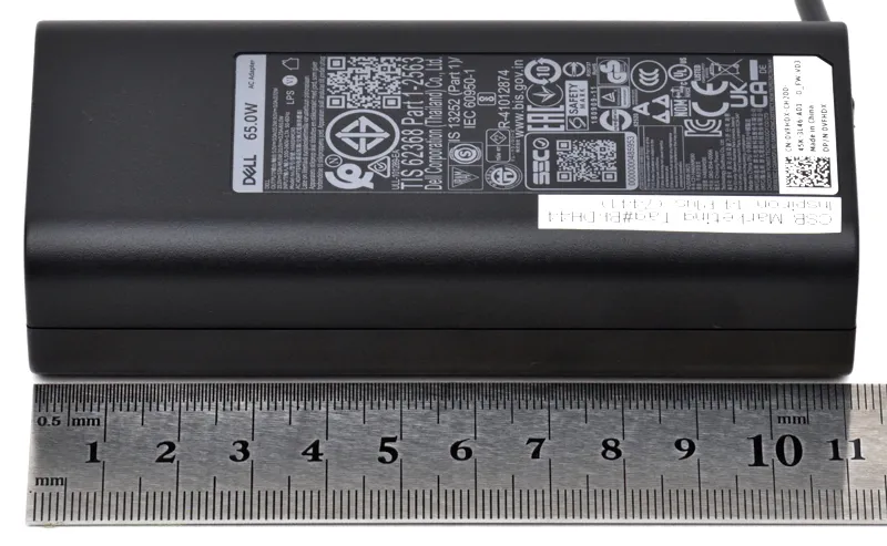 電源アダプターの大きさ（実測）