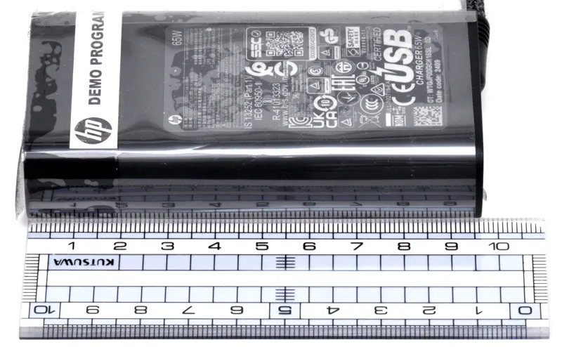 電源アダプターの大きさ実測