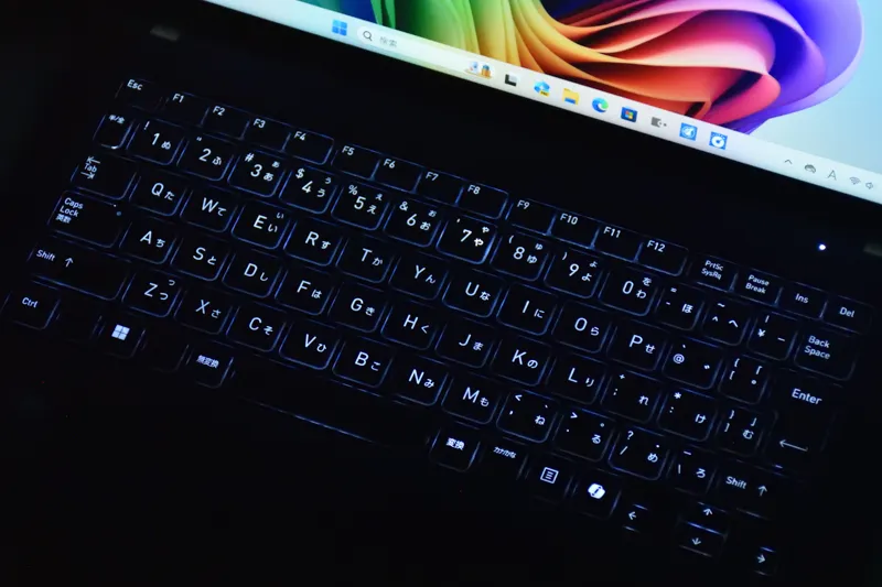 キーボードバックライト