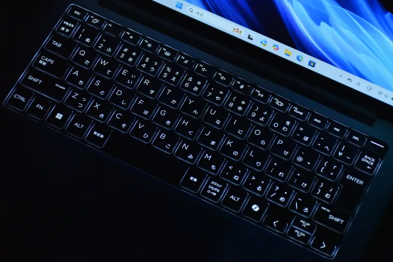 キーボードバックライト
