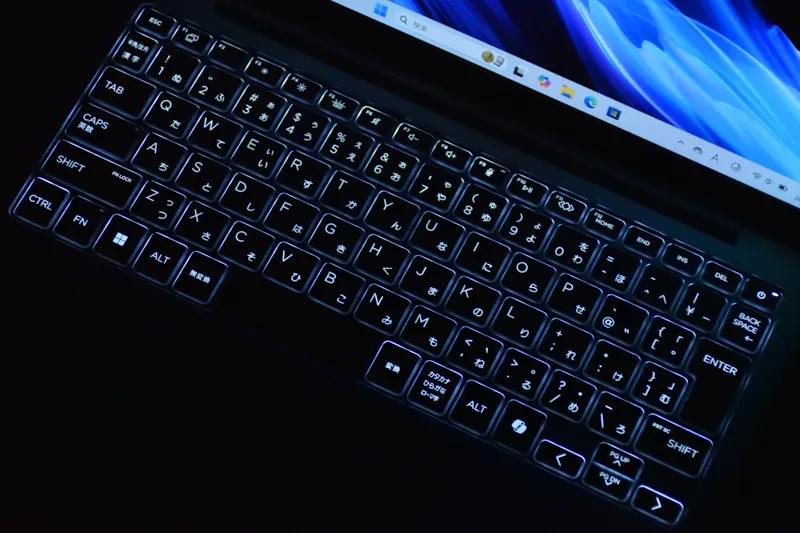 キーボードバックライト