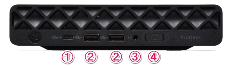 インターフェース（前面側）