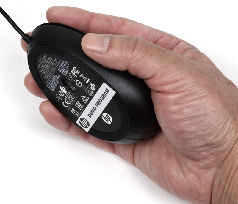 マウスのサイズ（イメージ）