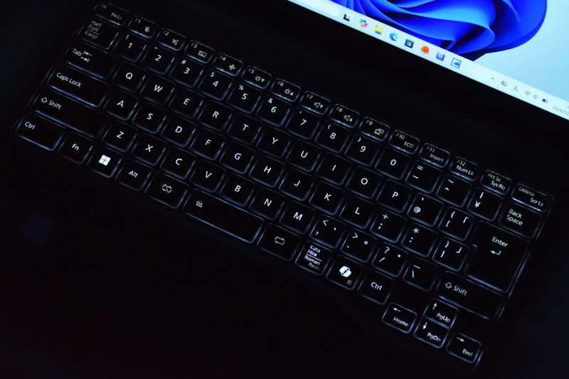 キーバックライト