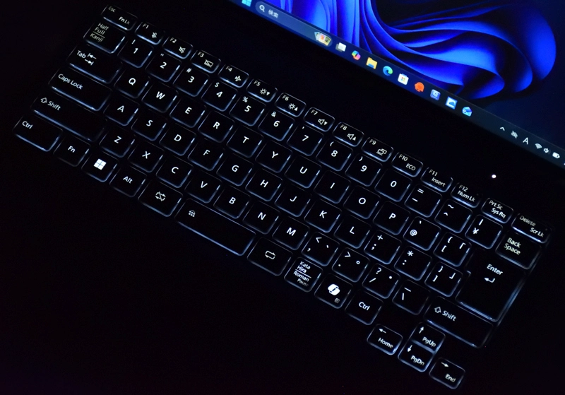 キーバックライト