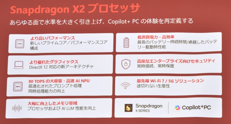 Snapdragon の特長