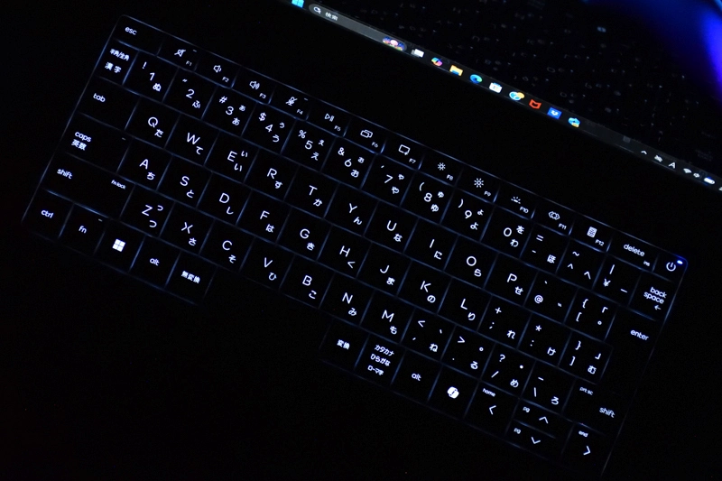 キーボードバックライト