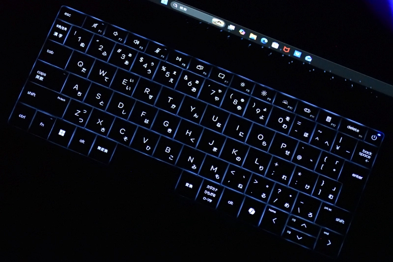 キーボードバックライト
